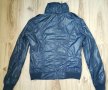 Дамско яке BERSHKA, size M, леко лъскаво, тъмносиньо, много запазено, снимка 7