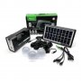 соларна система GDLITE GD-8017A, 3 LED крушки, USB вход, снимка 1 - Къмпинг осветление - 37415017