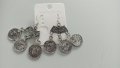 Етно обеци с пендари, колиета, гривни, диадеми - златни и сребърни (имитация) за народна носия, снимка 5