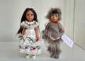 Порцеланови кукли, мексиканка и ескимос. , снимка 1