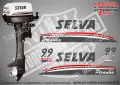 SELVA Ray Aruana Murena Pike Spearfish Piranha извънбордови двигател надписи, снимка 4