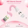 Детски безжични слушалки Giveet, Open Ear за тийнейджъри, деца (сини, розови), снимка 10