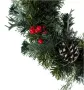 Коледен декоративен венец, Зелен, Ø50см, снимка 2