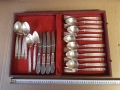 Стари посребрени прибори за хранене , мелхиор - СССР, снимка 2