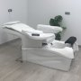 Стол за спа педикюр/маникюр/масаж + табуретка Omega - бял-черен, снимка 13