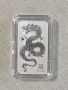 1 oz Perth Mint Lunar Дракон 9999 чисто сребро, снимка 1