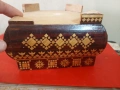 Винтидж дървена кутия за цигари, снимка 5