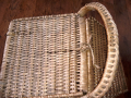 Стара голяма плетена кошница, снимка 3