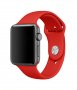 Силиконова каишка Apple watch 7 – 45mm, червена, снимка 2