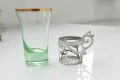 Стари комплекти руски и български чаши за аперитив, снимка 15