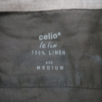 Мъжка риза с къс ръкав от лен Celio, снимка 4 - Ризи - 44688002