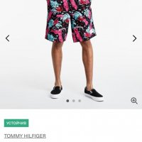 Мъжки къси панталонки Tommy Jeans Miami Print - размер М, снимка 4 - Къси панталони - 36603784