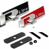 Емблема R line предна решетка метални, снимка 1 - Аксесоари и консумативи - 31470596