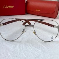 Cartier висок клас мъжки слънчеви очила с дървени дръжки, снимка 2 - Слънчеви и диоптрични очила - 42798463