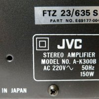 JVC A-K300B, снимка 7 - Ресийвъри, усилватели, смесителни пултове - 42811156