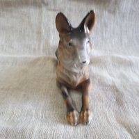 Порцеланова  фигура-куче, снимка 2 - Антикварни и старинни предмети - 38337214