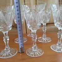 кристални чаши, снимка 6 - Антикварни и старинни предмети - 35590039