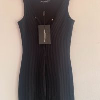 Черна рокля XXS, снимка 4 - Рокли - 39943700