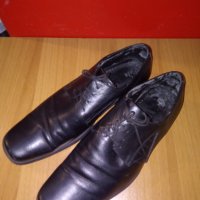 №43 ATOSHOES черни екокожа, снимка 2 - Ежедневни обувки - 30624478