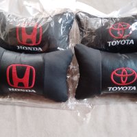 Качествени черни кожени възглавнички за подглавник на седалка на автомобил кола, снимка 7 - Аксесоари и консумативи - 42060918