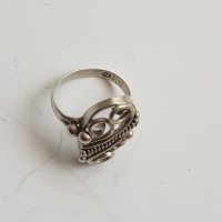 Сребърен дамски пръстен, снимка 5 - Пръстени - 38269971