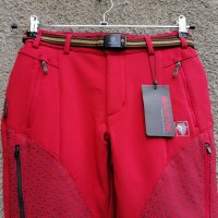 Продавам нов червен качествен топъл софт шел дамски панталон Black Yak , снимка 16 - Панталони - 38319902