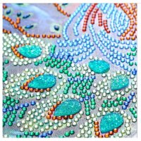 5D Паун Фауна диамантен гоблен картина мозайка за направа по схема с камъчета и диаманти, снимка 3 - Гоблени - 29651439