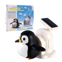 Иновативен детски конструктор със солрна батерия, движещ се пингвин, снимка 5 - Електрически играчки - 44582116