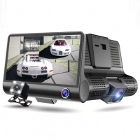 Видеорегистратор за кола АТ D123 4.3 инча монитор с 3 камери, снимка 2 - Аксесоари и консумативи - 36548637
