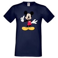 Мъжка тениска Mickey Mouse 9 Подарък,Изненада,Рожден ден, снимка 6 - Тениски - 36576534