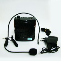 Силен високоговорител микрофон усилвател радио USB радиоприемник мегафон за екскурзоводство речи мит, снимка 1 - Микрофони - 29242987