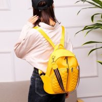 Дамска чанта - раница Yellow Ladybug , снимка 5 - Раници - 39218613