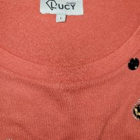 Блуза Lucy в цвят корал, снимка 4 - Блузи с дълъг ръкав и пуловери - 42859455