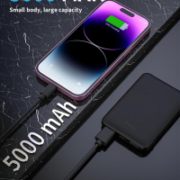 EVARY 5000 mAh PowerBank,ултра тънка преносима външна батерия,2 изхода(2,0А),iPhone/Samsung/iPad, снимка 2 - Външни батерии - 44630417