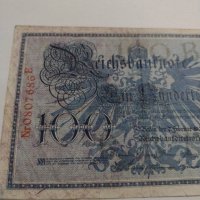 Райх банкнота - Германия - 100 марки / 1908 година- 17919, снимка 3 - Нумизматика и бонистика - 31035166