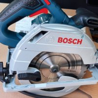 Bosch GKS55+GCE Потапящ ръчен циркуляр,1350W, диск ф165мм, 0601682100, снимка 3 - Циркуляри - 38572637