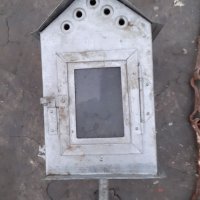 Метална къщичка с вратичка и кръст, снимка 1 - Декорация за дома - 39471478