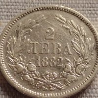 Сребърна монета 2 лева 1882г. Княжество България Александър първи за КОЛЕКЦИОНЕРИ 40843, снимка 4 - Нумизматика и бонистика - 42832308