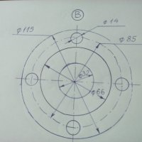 Фланец за водна  помпа  Вида, снимка 6 - Напояване - 29775250