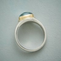 Ретро турски пръстен с лунен камък размер 56, снимка 1 - Пръстени - 33860837
