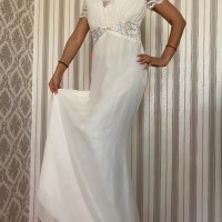 Уникална Бяла рокля , снимка 13 - Рокли - 34432227