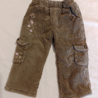 Джинсов панталон и яке за момиче, 12-18м, снимка 2 - Панталони и долнища за бебе - 44530979