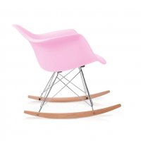  Люлеещ се стол Mecedora Aryana Rocker розов кресло градински стол, снимка 2 - Столове - 39531499