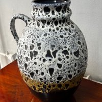 Голяма немска керамична ваза, снимка 2 - Вази - 42790306