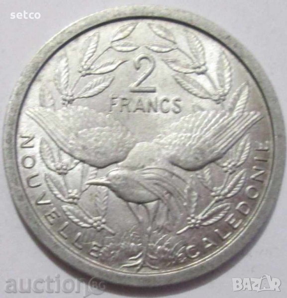 2 франка Нова Каледония 1949 г. с68, снимка 1
