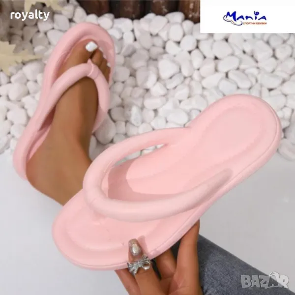 Розови дамски джапанки , снимка 1