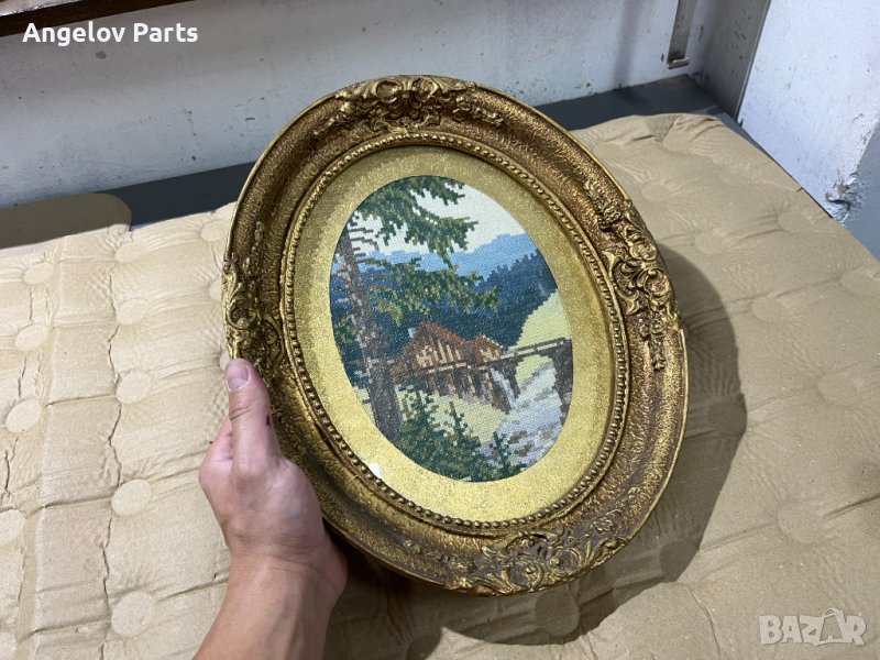 Гоблен с рамка (старо производство), снимка 1