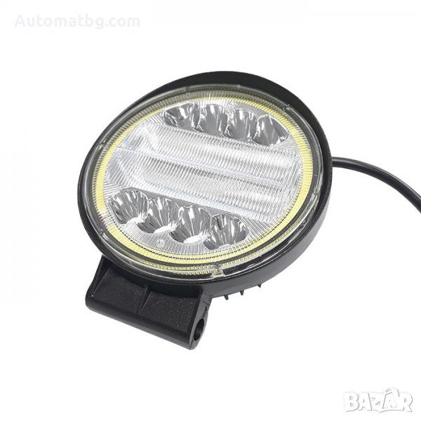 Диоден халоген Automat, Универсален, Алуминий, IP67, 12V - 24V, 72W, 6000K, 1893, Черен, снимка 1