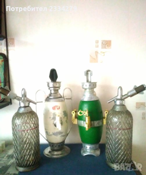 Сифони за газирана вода стари от различни държави  , снимка 1