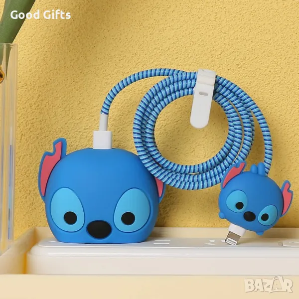 Защитен кейс за зарядно устройство Стич Stitch, снимка 1